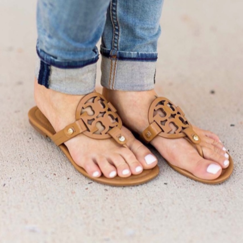 TB💗Patent Nude Miller Sandals